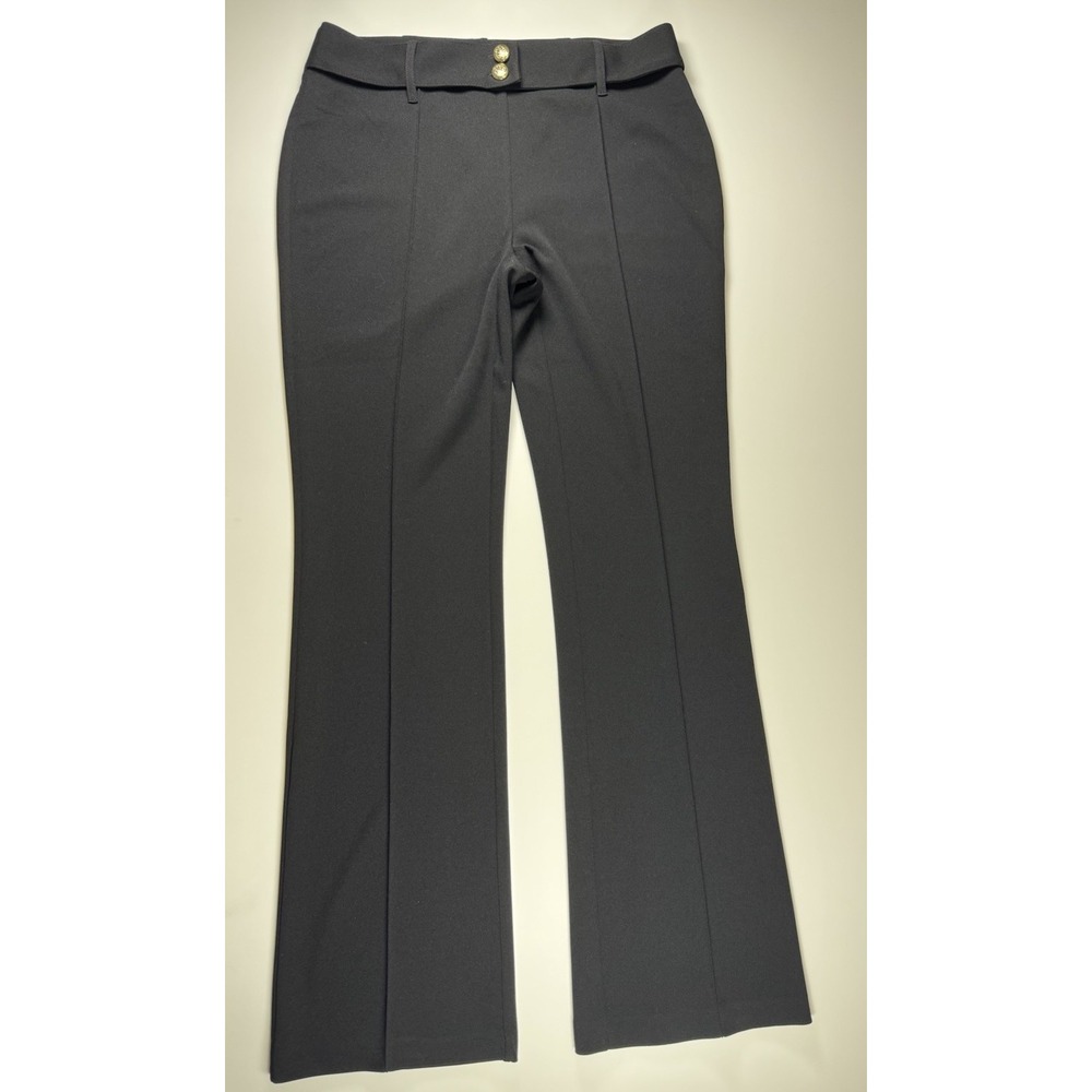 NEW‎ YORK CLOTHING CO NYCC Womens Sz 4 Black Pull On Boot Cut Dress Pants